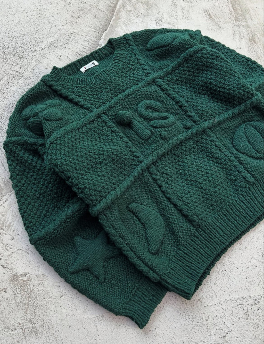 Issey Miyake 1980s 3D Knit Wool Sweater