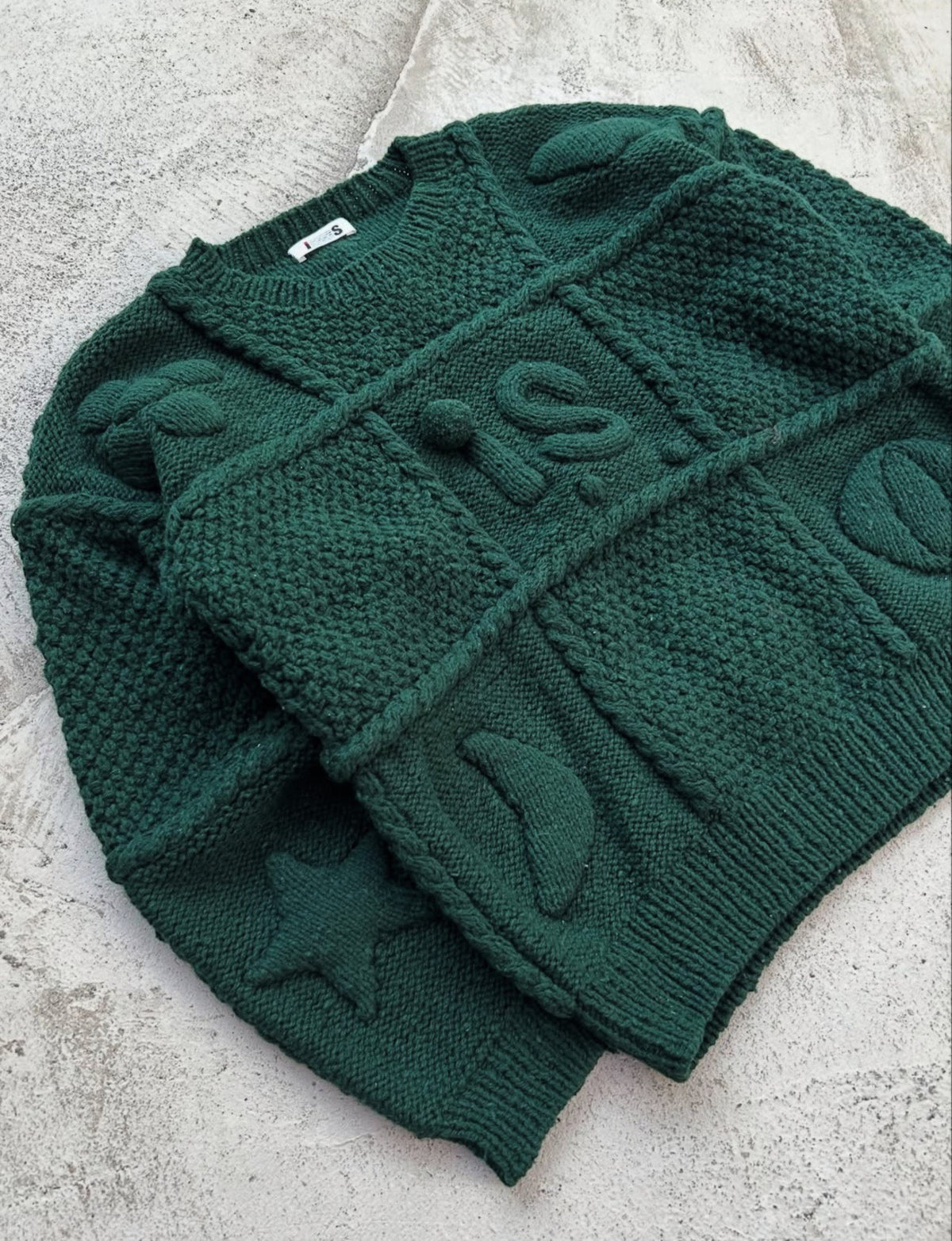 Issey Miyake 1980s 3D Knit Wool Sweater