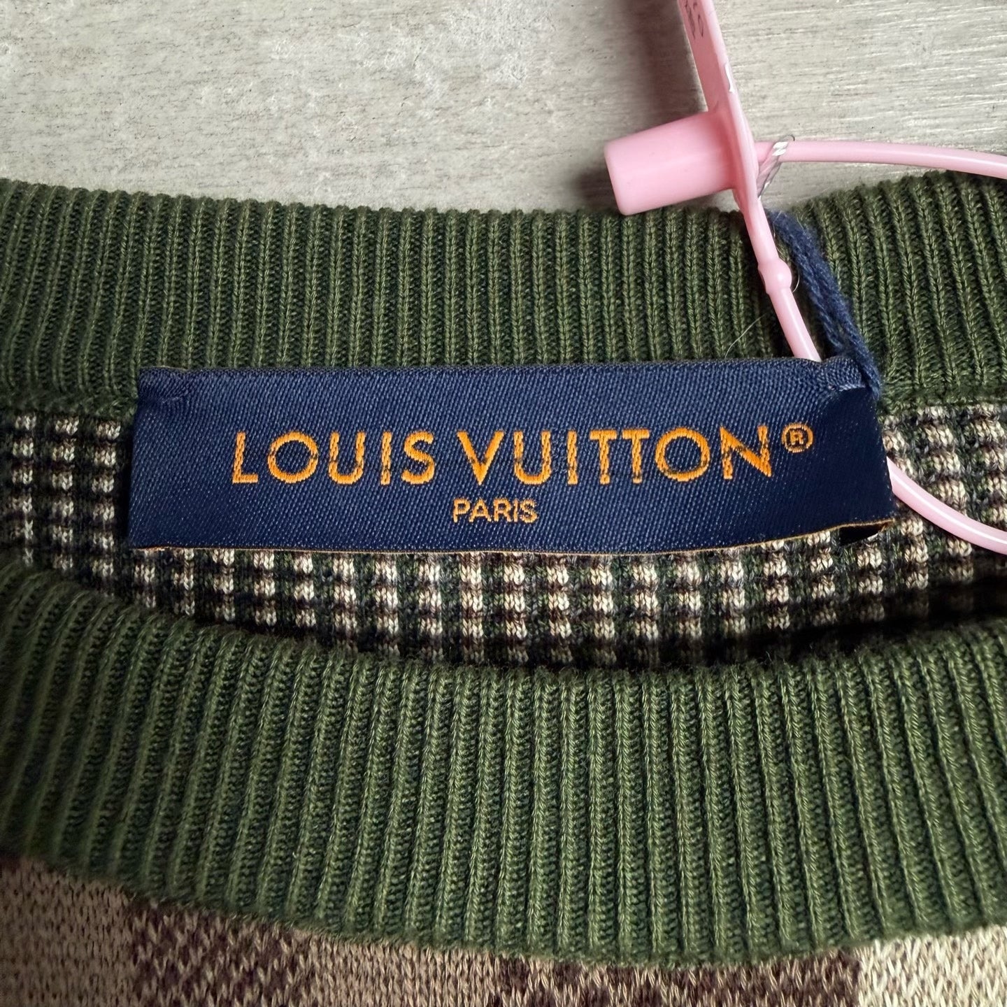 Louis Vuitton Virgil Abloh Pixel Camo Patchwork Sweatshirt