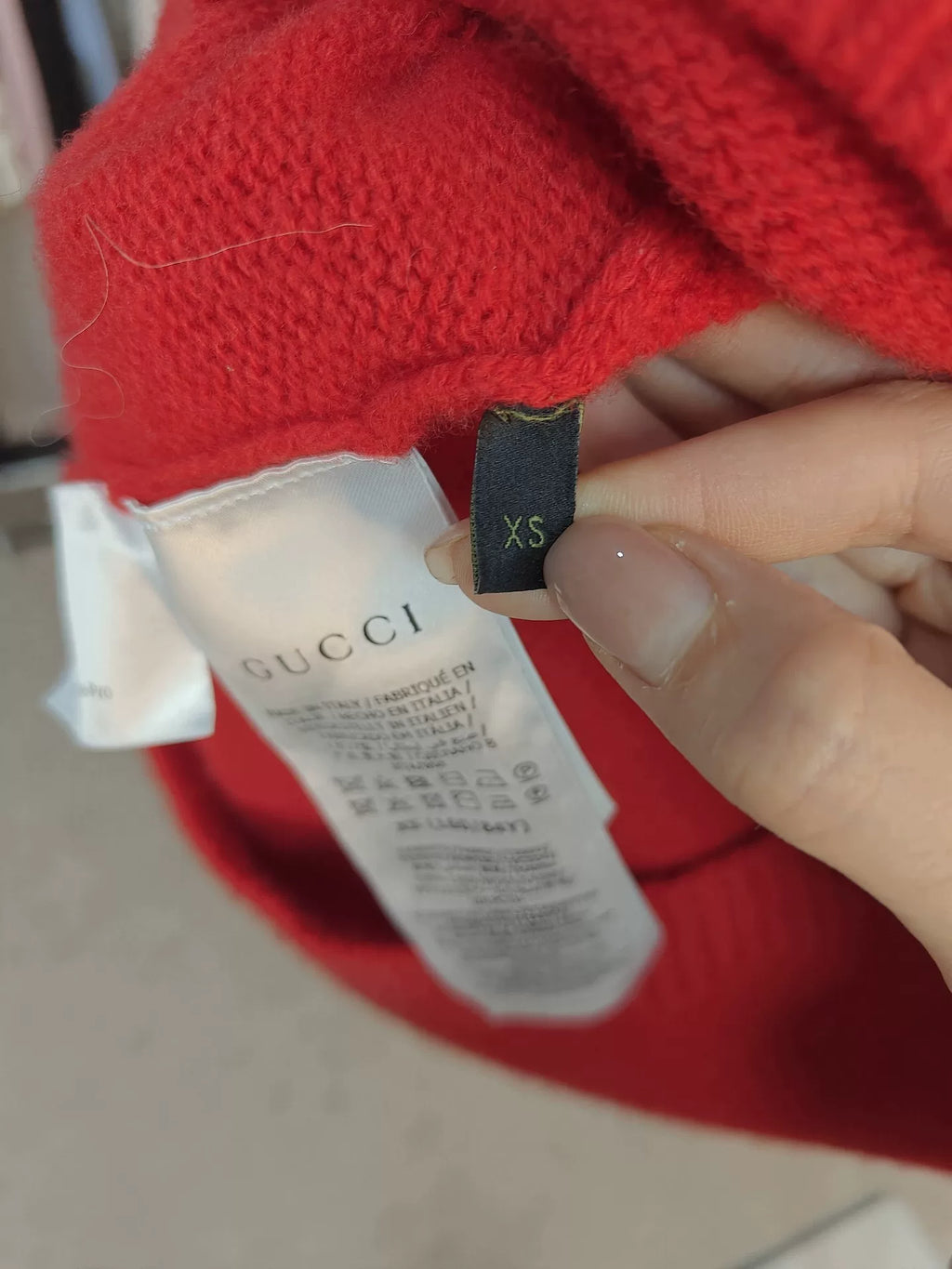 Gucci Red Doraemon Cartoon Print Sweater