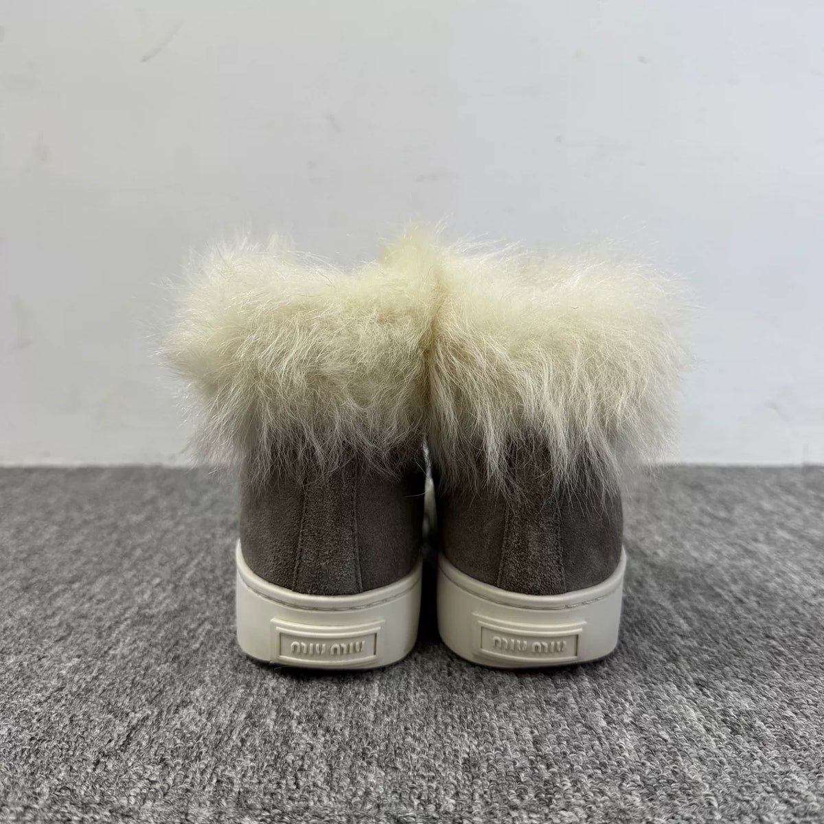 MIUMIU Wool Snow Boots