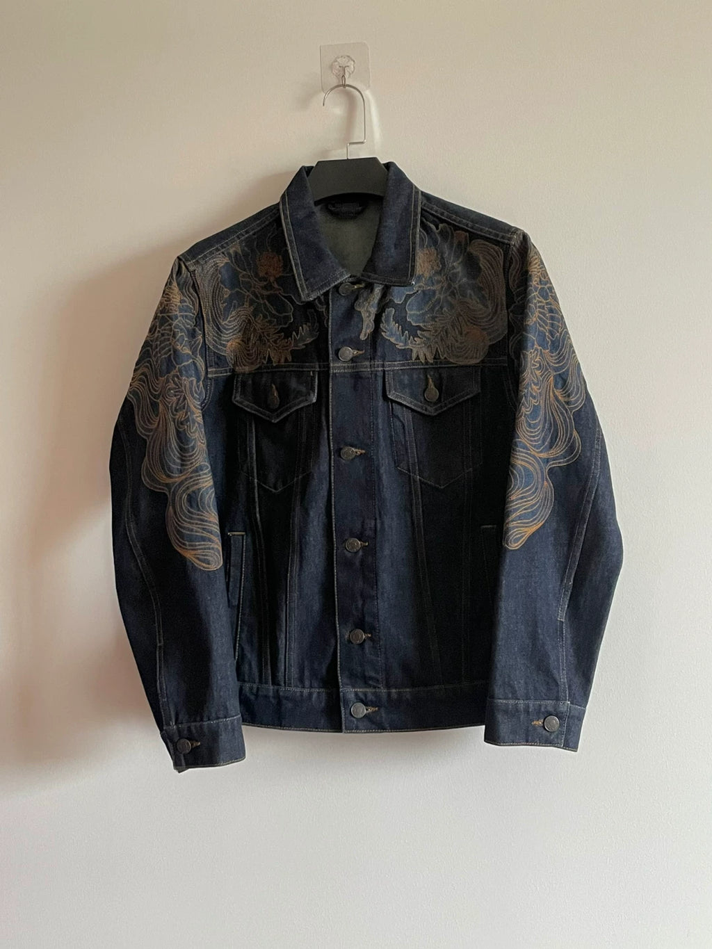 Dries Van Noten | SS 2018 Runway Floral Embroidered Denim Jacket