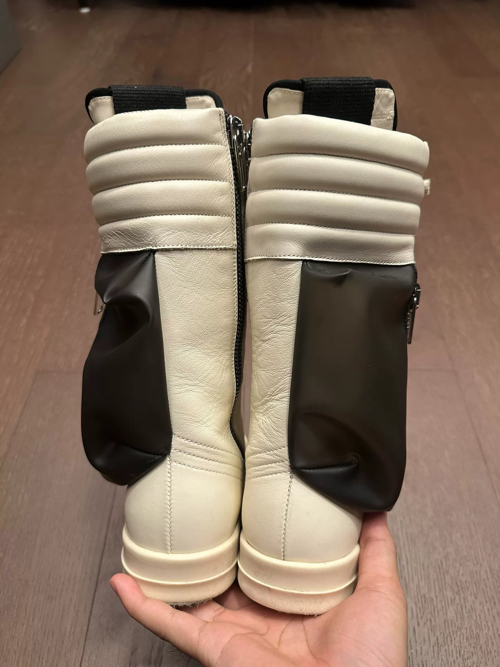 Rick Owens Cargo basket riding boots