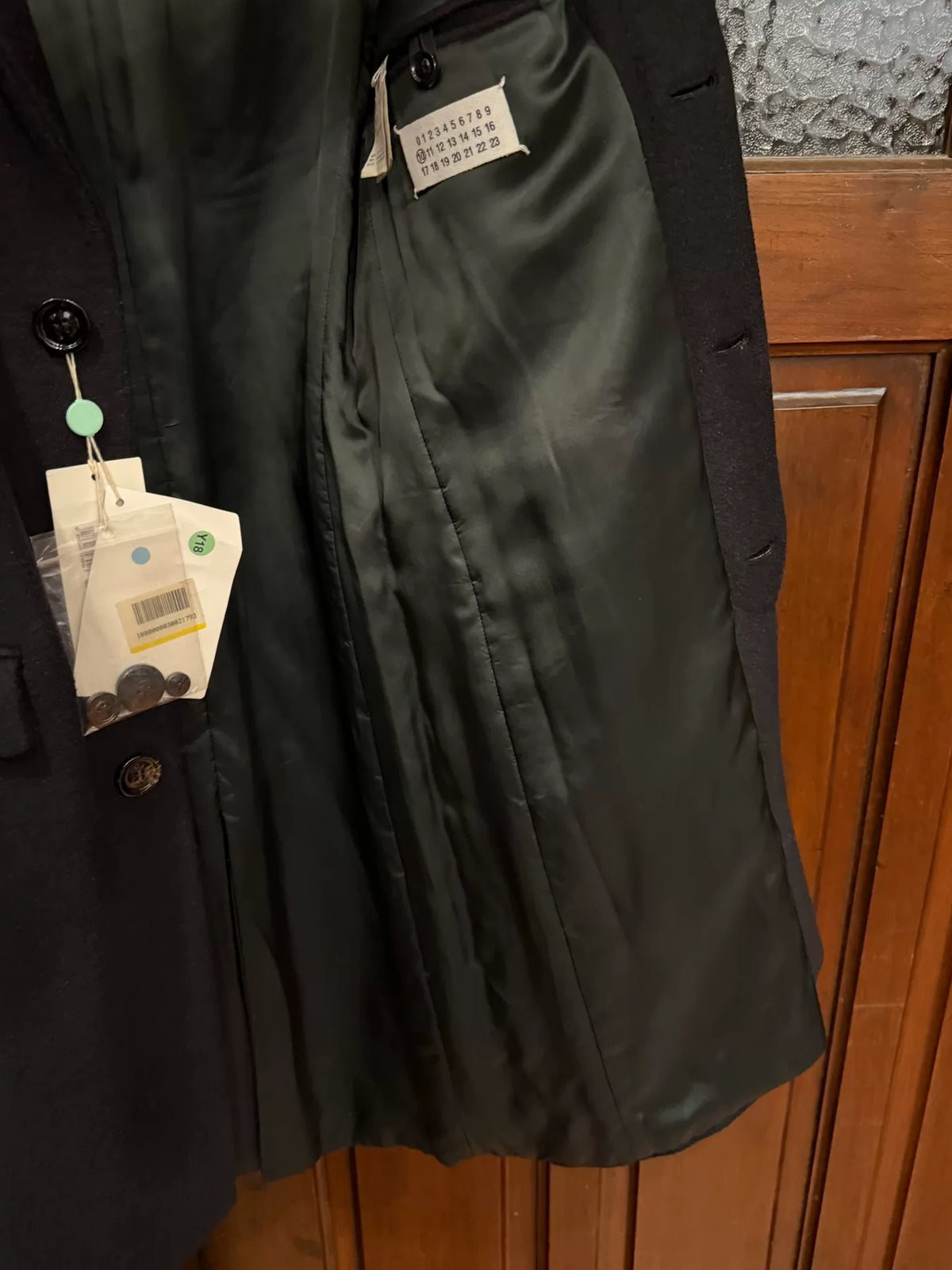 Maison Martin Margiela Cotton-Lined Wool Coat
