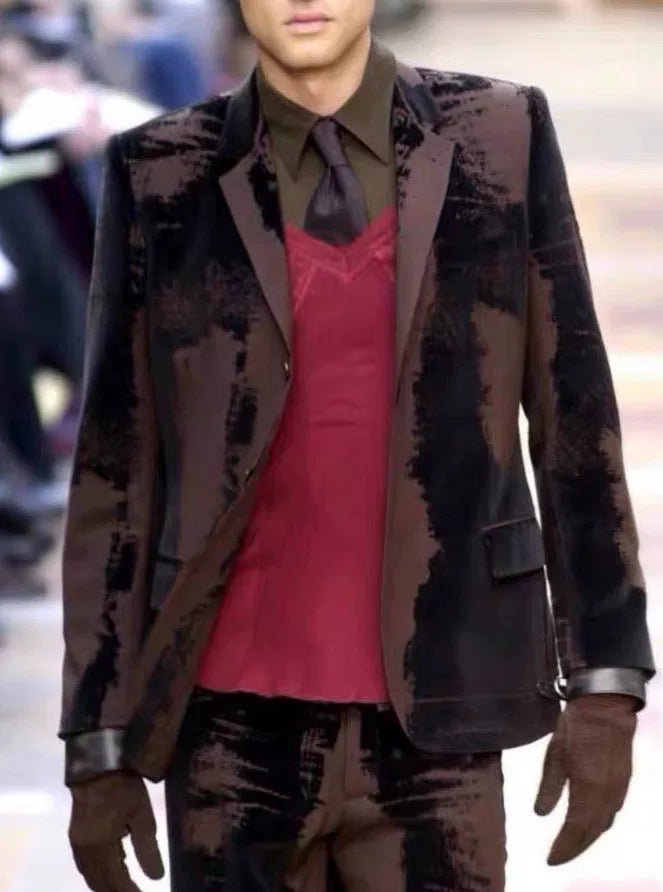 Jean Paul Gaultier Mottled Fleece Blazer