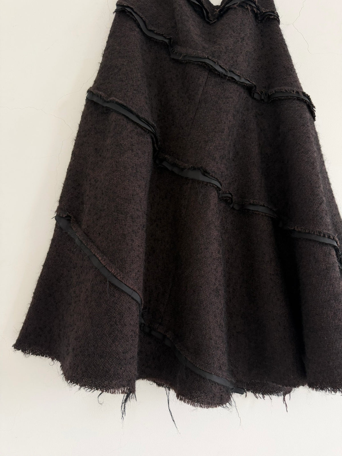Junya Watanabe 2002 Frayed Cut Umbrella Skirt