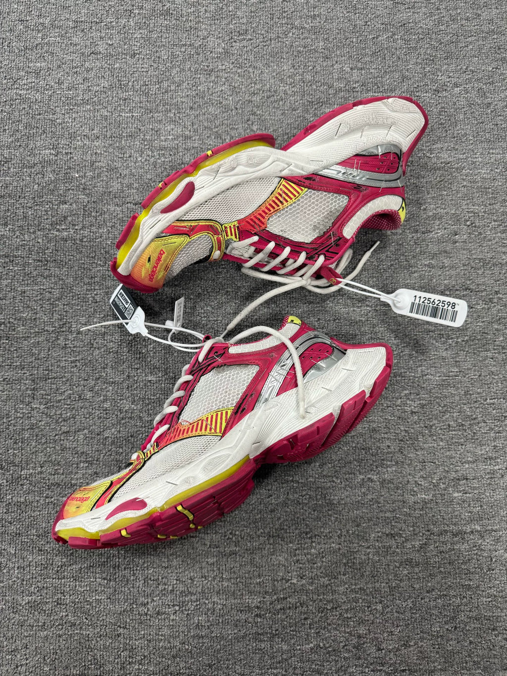Balenciaga Stapler Red White Sneakers