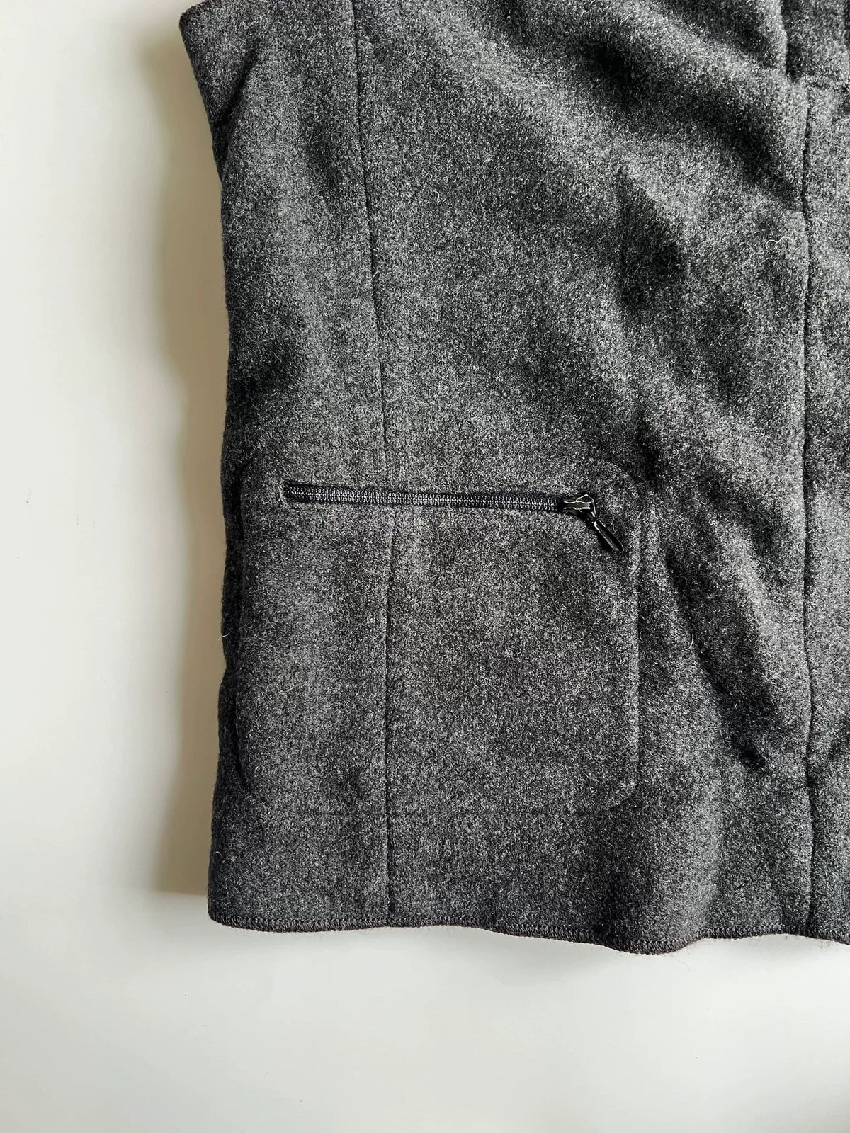 Miu Miu AW98 Wool Zip-Up Vest