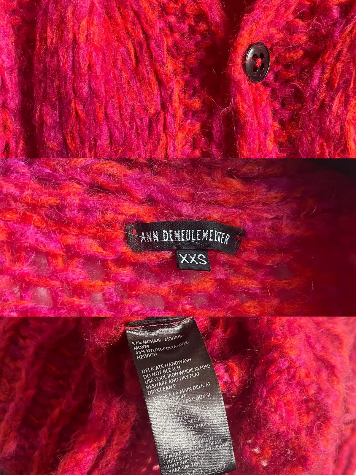 Ann Demeulemeester Mohair Nylon Sweater