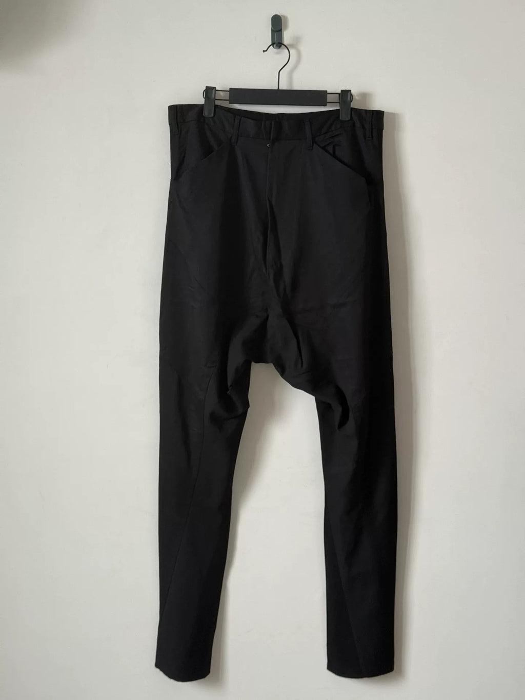 Julius7 Bias-Cut Drop-Crotch Long Pants