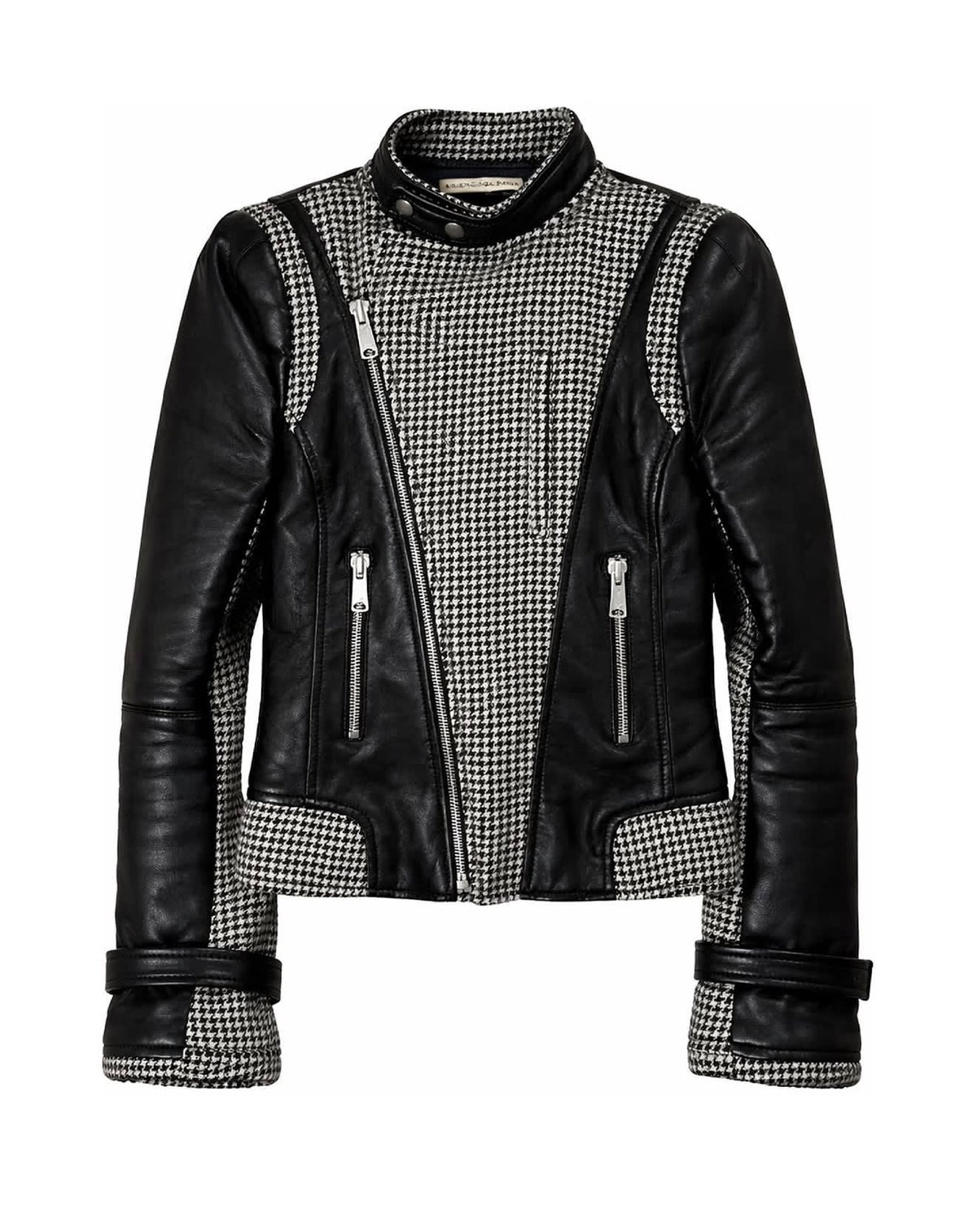 Balenciaga Leather Houndstooth Fall/Winter 2008 jacket