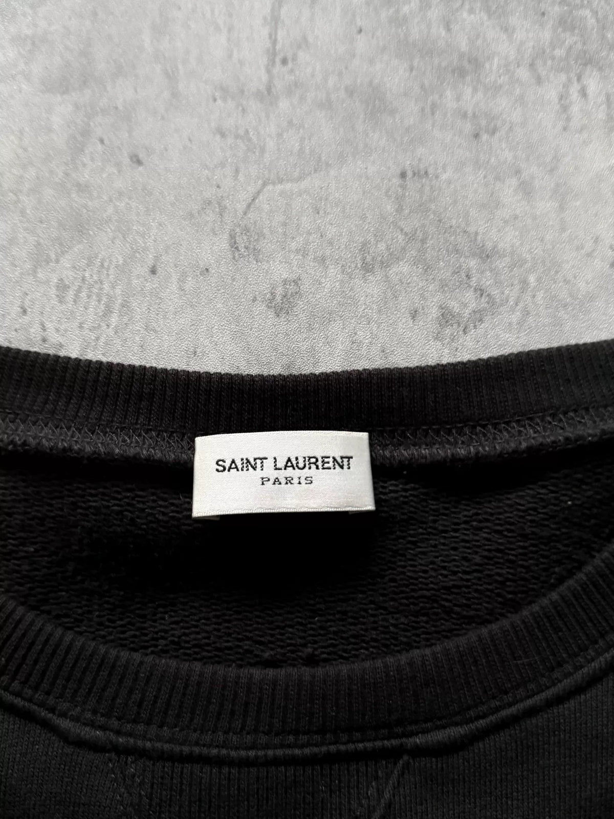 Saint Laurent Paris 15AW Black Multi-Zip Deconstructed Sweatshirt by Hedi Slimane