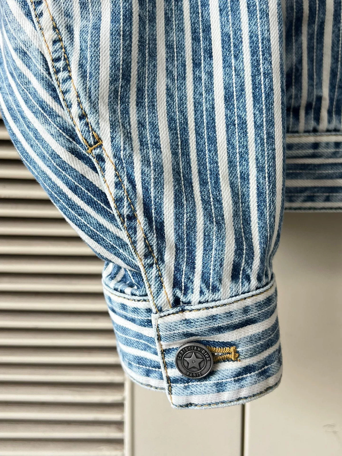 Dior Striped Denim Jacket