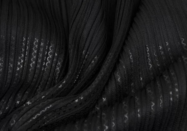 Issey Miyake Vintage Black Pleated Dress