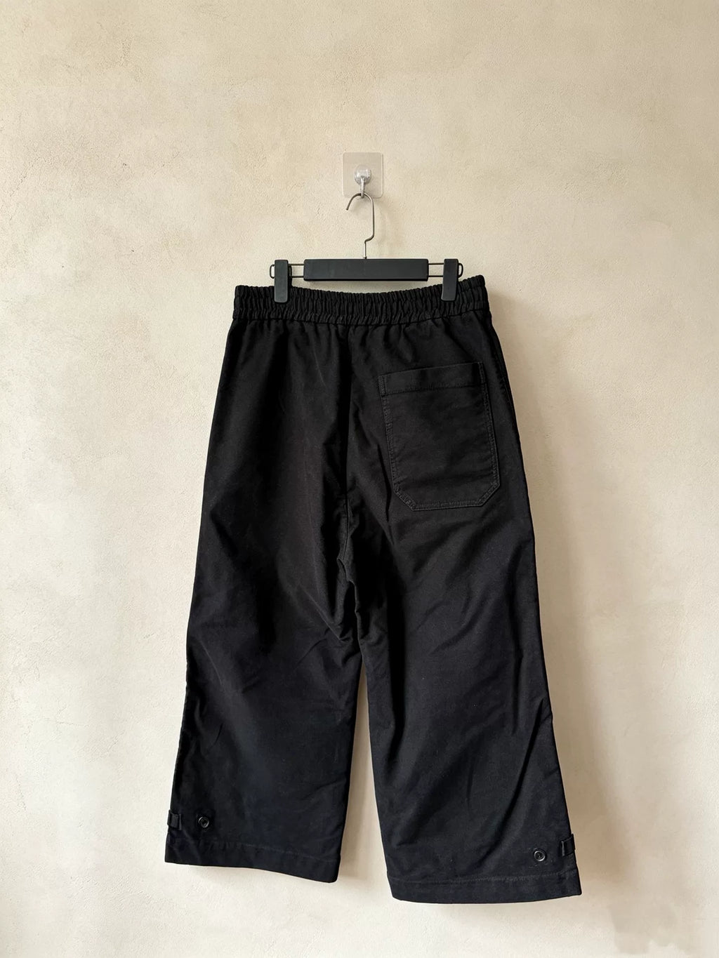 Yohji Yamamoto Ys Cuffed Pocket Wide-Leg Trousers