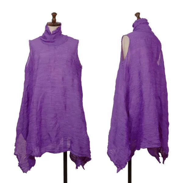 Issey Miyake Vintage Purple Pleated Top