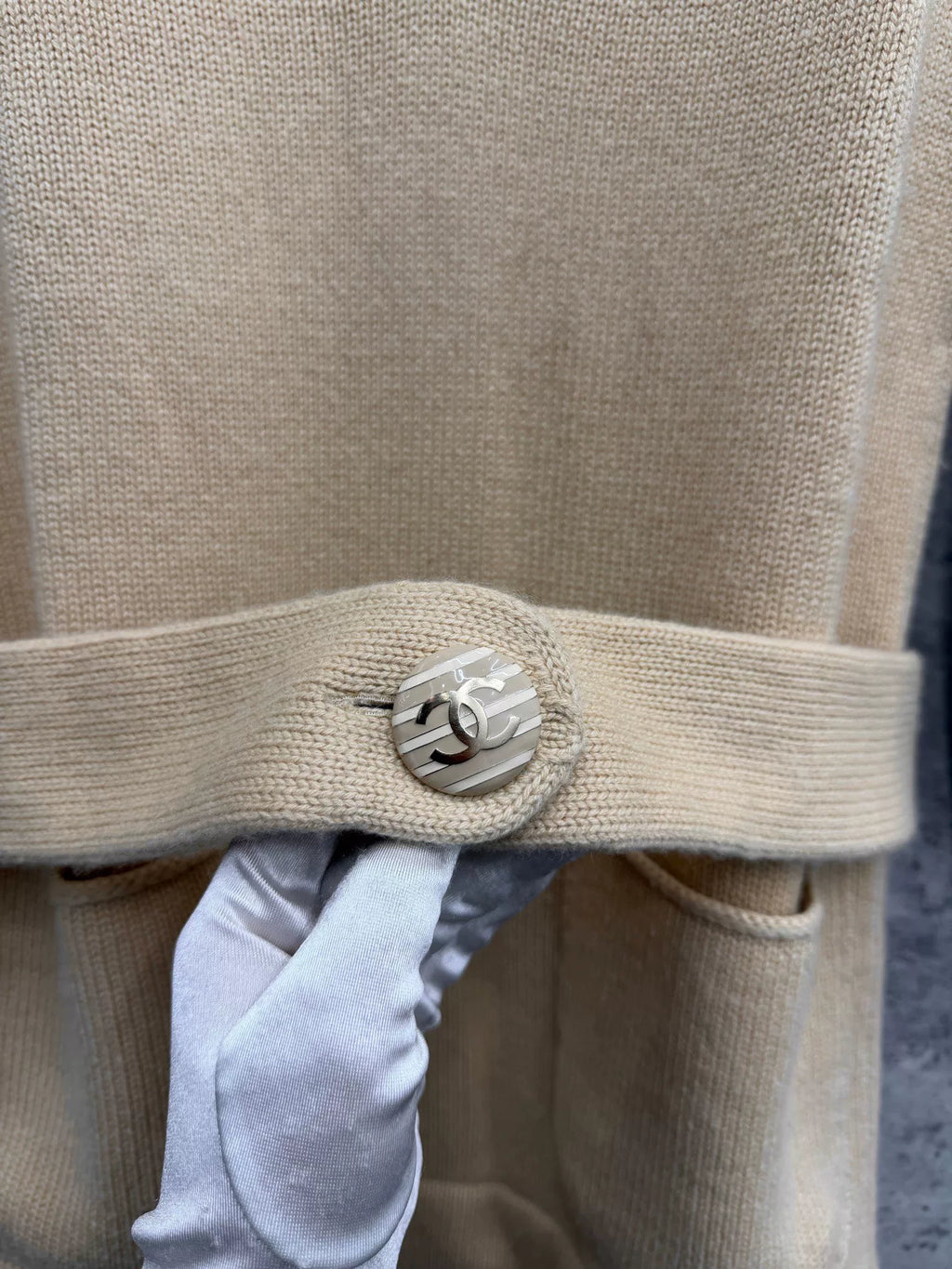 Chanel Collared Cashmere Dress