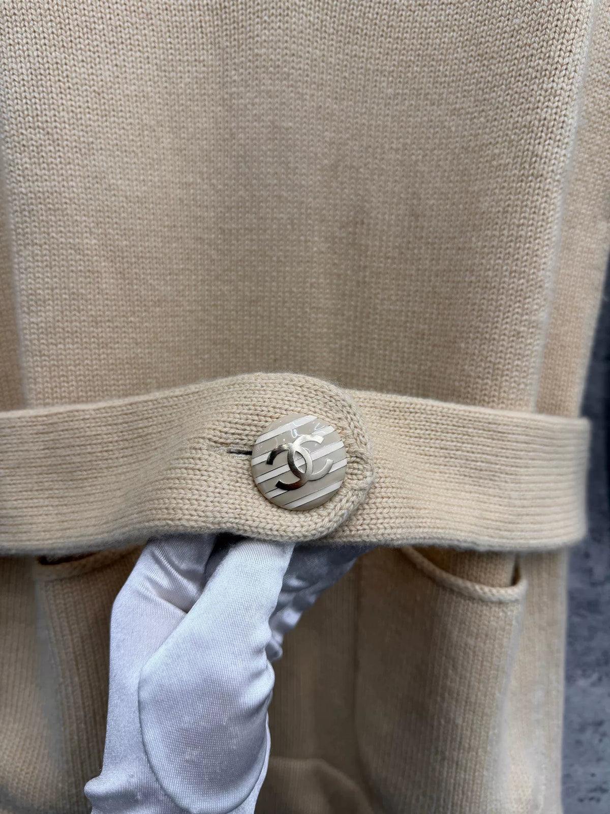 Chanel Collared Cashmere Dress