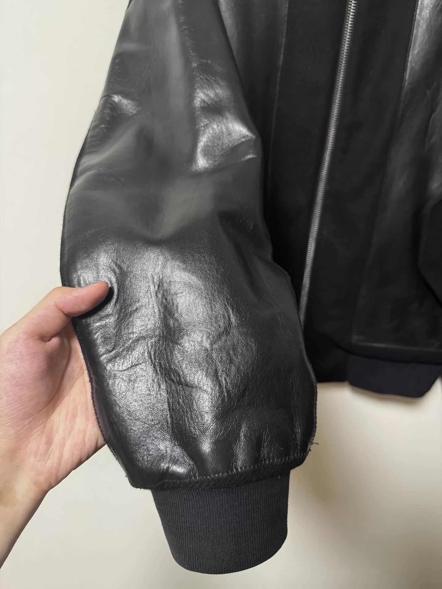 Alexander McQueen 2015 Leather Patchwork Jacket