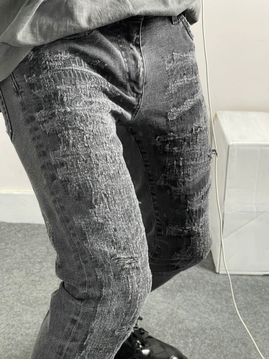 Dolce&Gabbana Damaged Patch Jeans