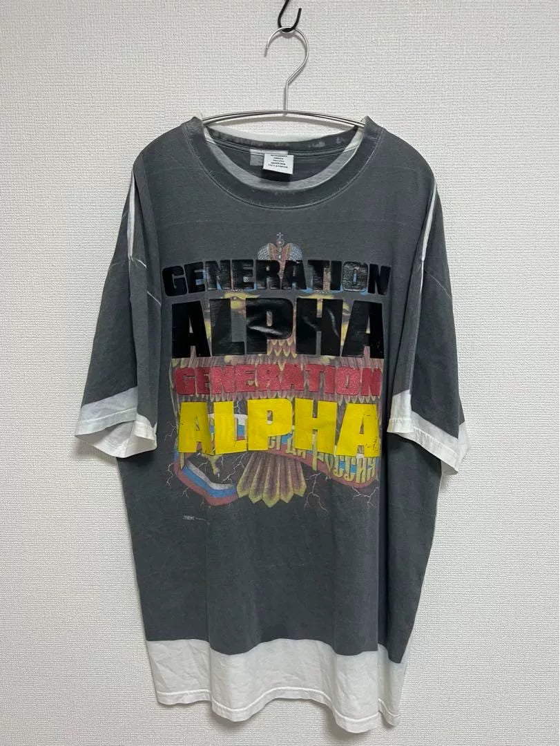 Vetements 18FW Generation Alpha Short Sleeve Shirt