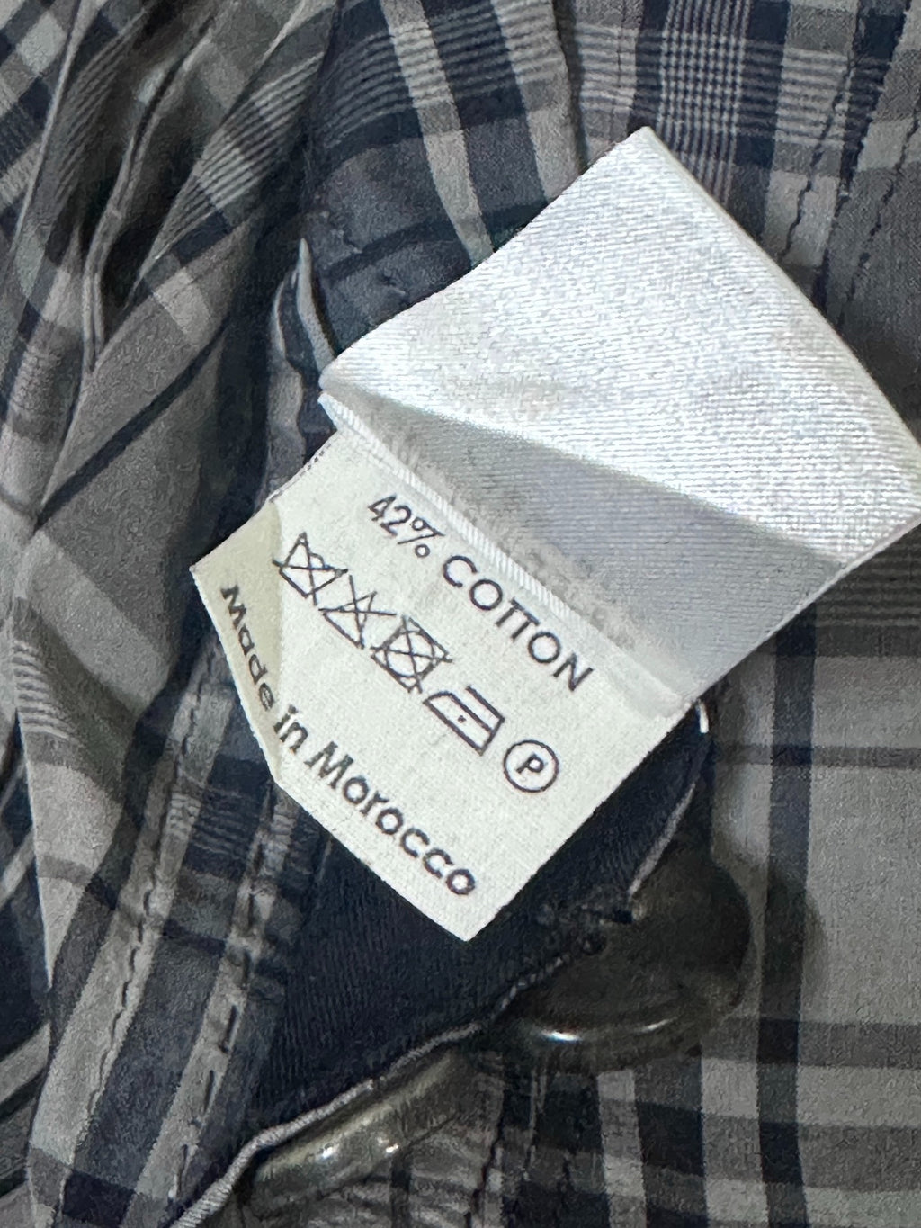 DRIES VAN NOTEN Plaid Cupro Jacket