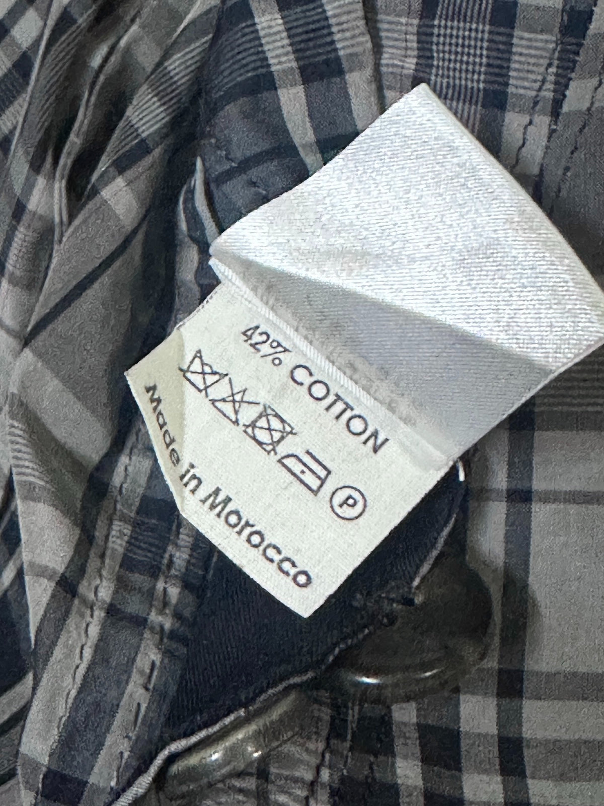 DRIES VAN NOTEN Plaid Cupro Jacket