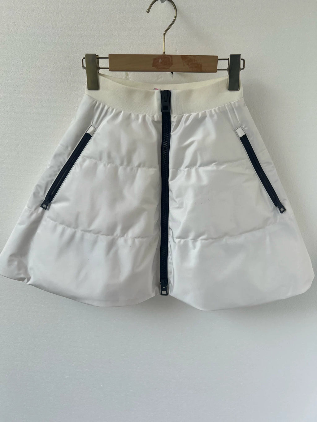 Dior Ski Collection White Down Skirt