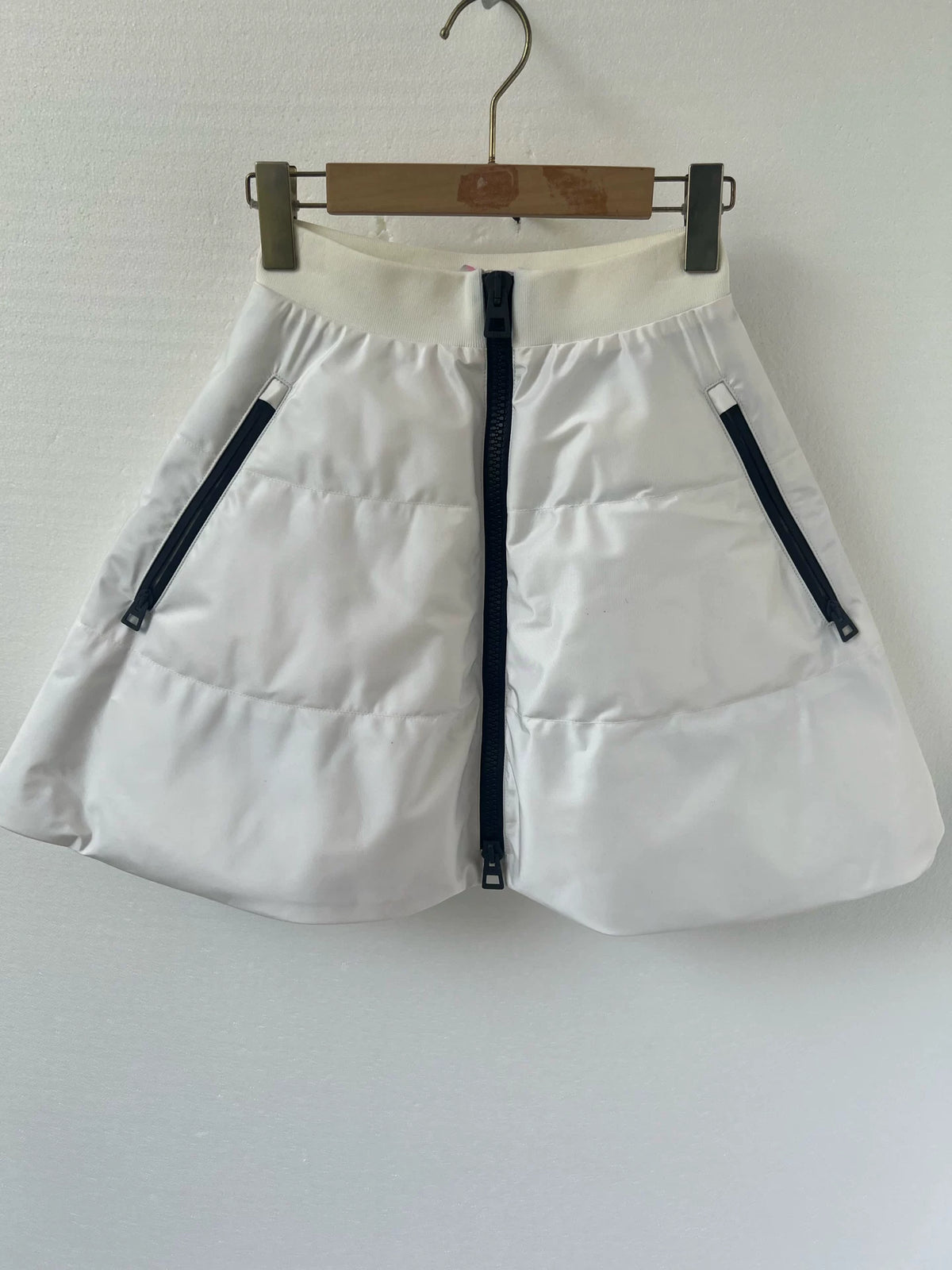 Dior Ski Collection White Down Skirt