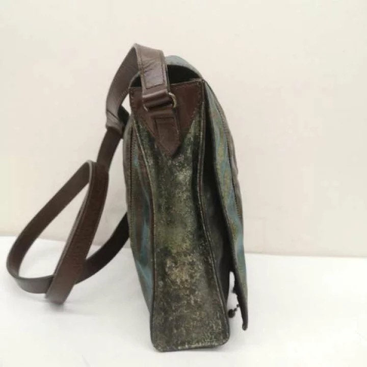 Jean Paul Gaultier Jade Beetle Zipper Deconstructed Crossbody Bag