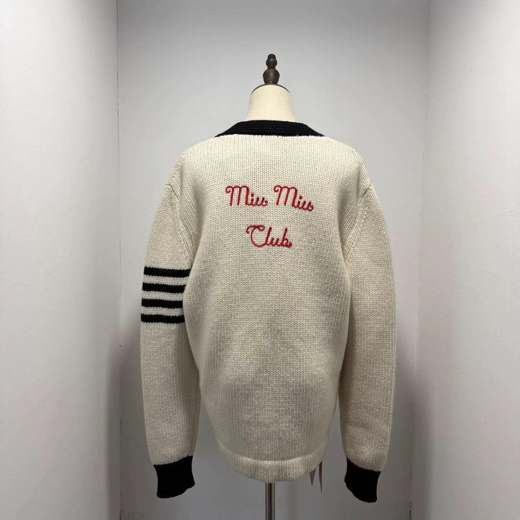 Miu Miu M Logo Cardigan