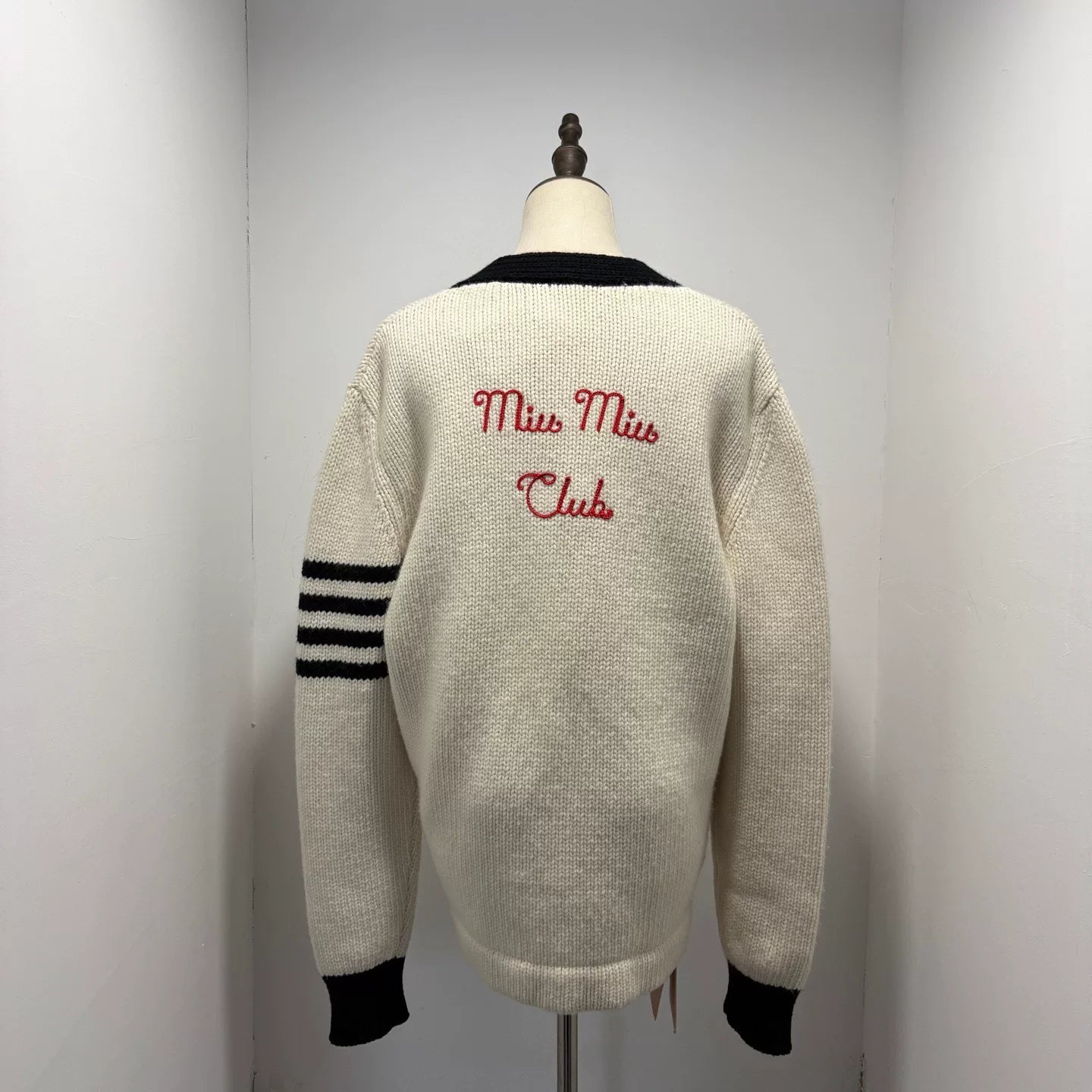 Miu Miu M Logo Cardigan