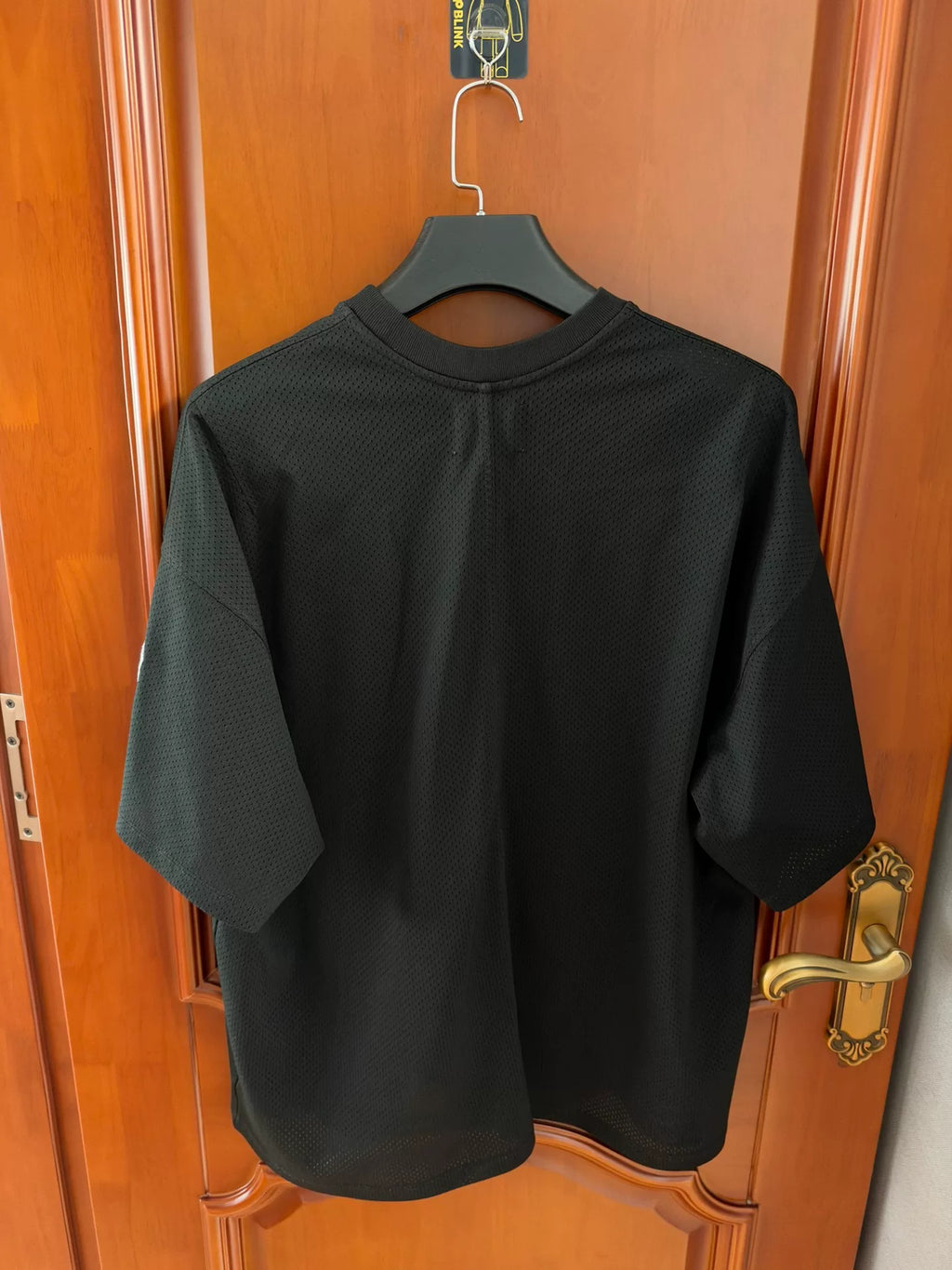 Fear of God 5th Black Mesh Medal Short Sleeve Top