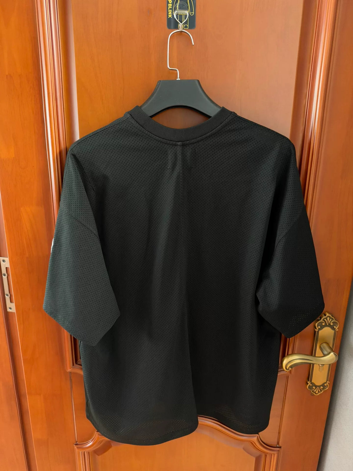 Fear of God 5th Black Mesh Medal Short Sleeve Top