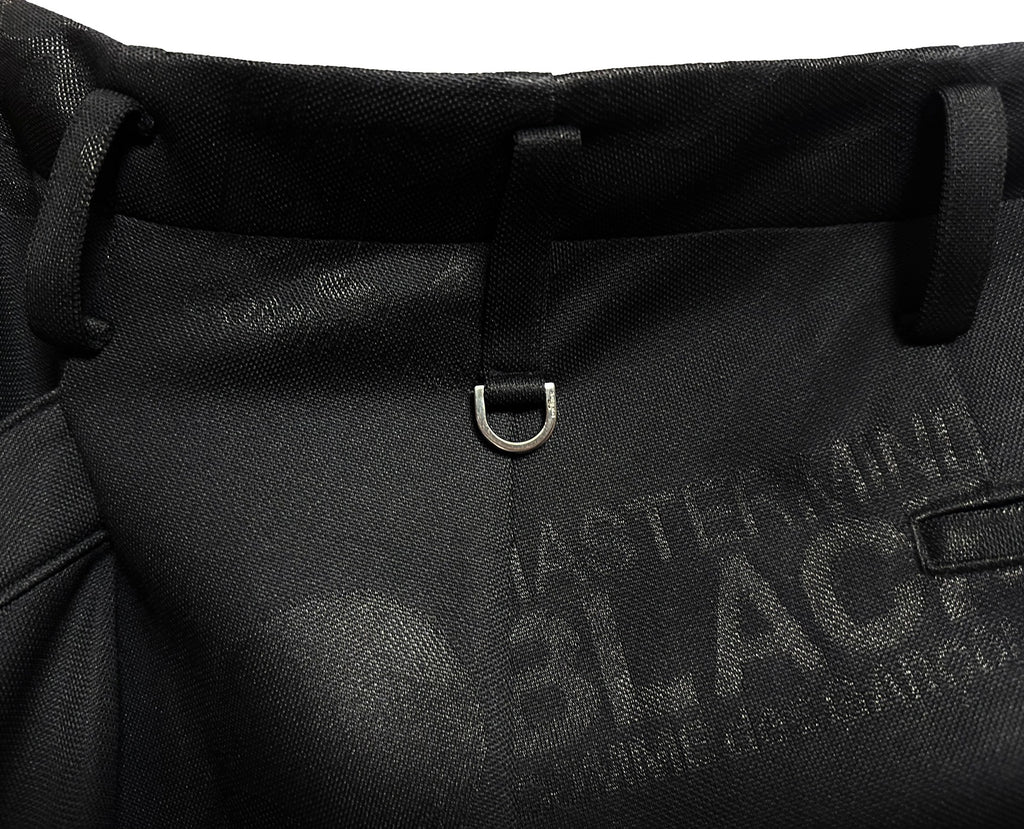 Mastermind Japan x Comme Des Garcons Black Skirt Rhinestone Skull Pants