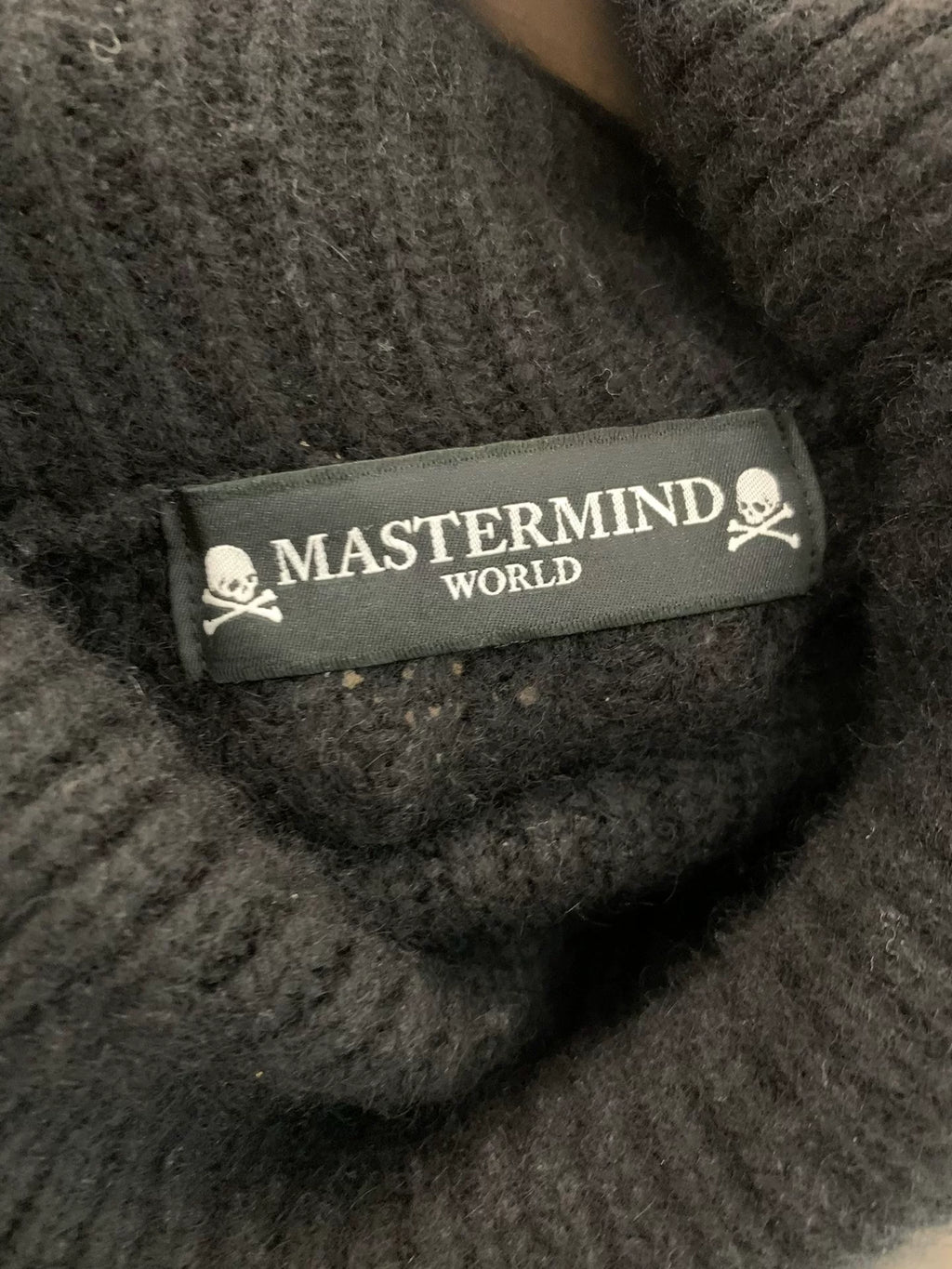 mastermind Japan Large Skull Logo Cashmere Sweater