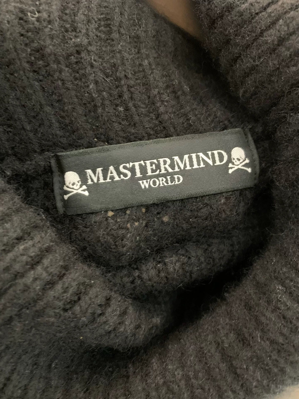 mastermind Japan Large Skull Logo Cashmere Sweater