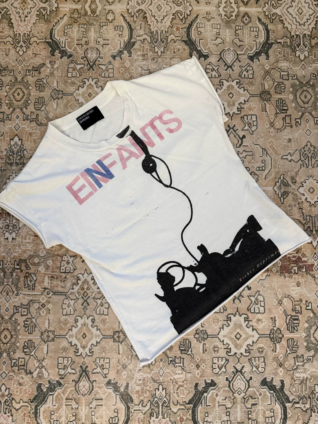 Enfants Riches Deprimes 25SS Letter Print Crew Neck Short Sleeve T-Shirt