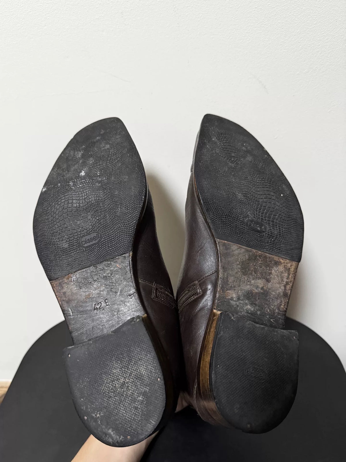 Gucci Double G Zip-Up Dark Brown Boots by Tom Ford