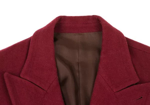 Jean Paul Gaultier 1990s Red Wool Coat