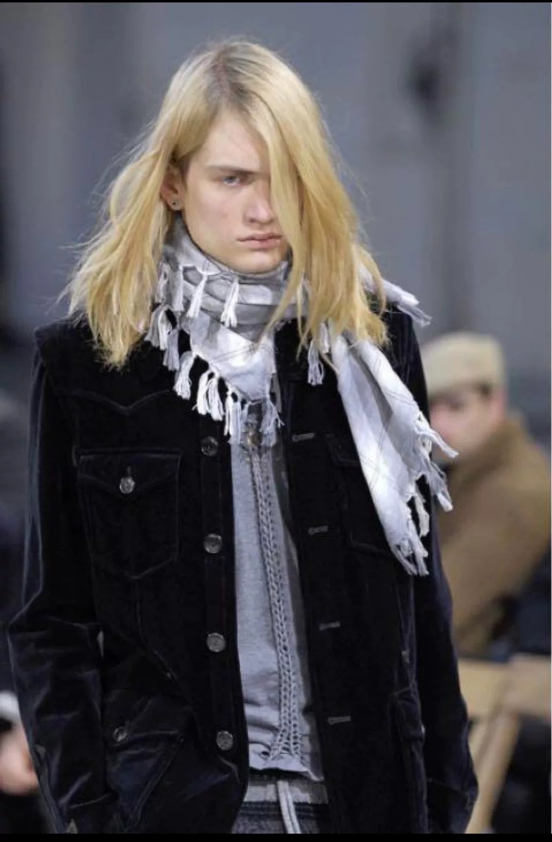 Number (N)ine velvet western jacket aw07