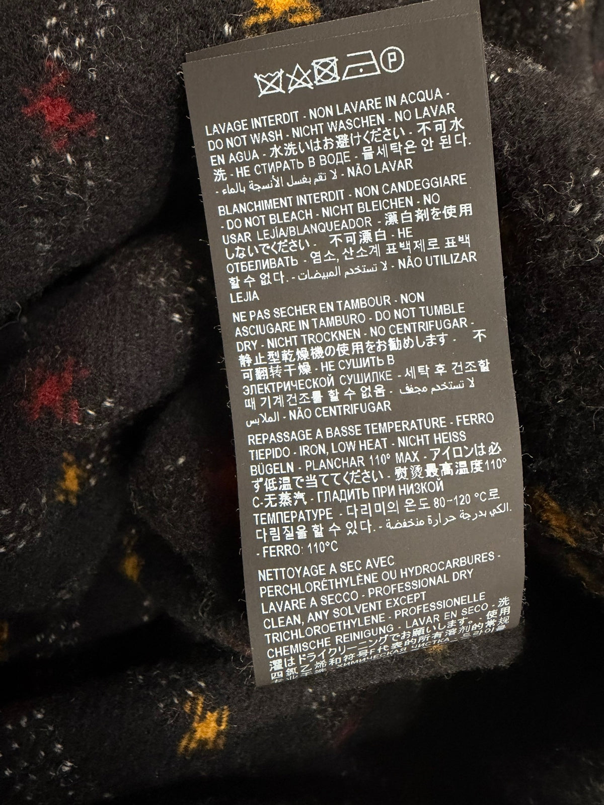 Saint Laurent Paris FW20 Plaid Horn-Button Hooded Wool Coat