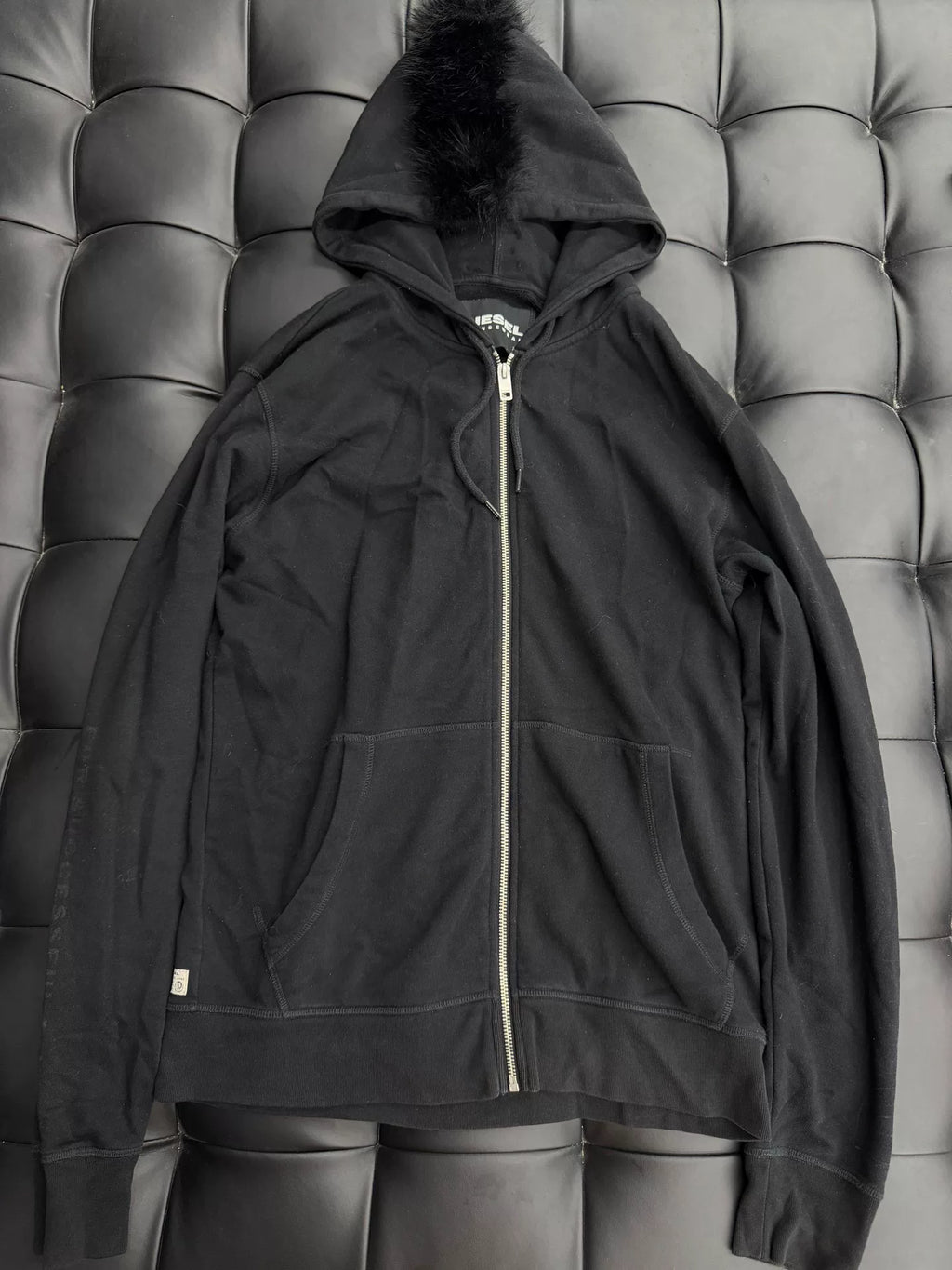 Diesel FW08 Black Mohawk Hooded Sweater