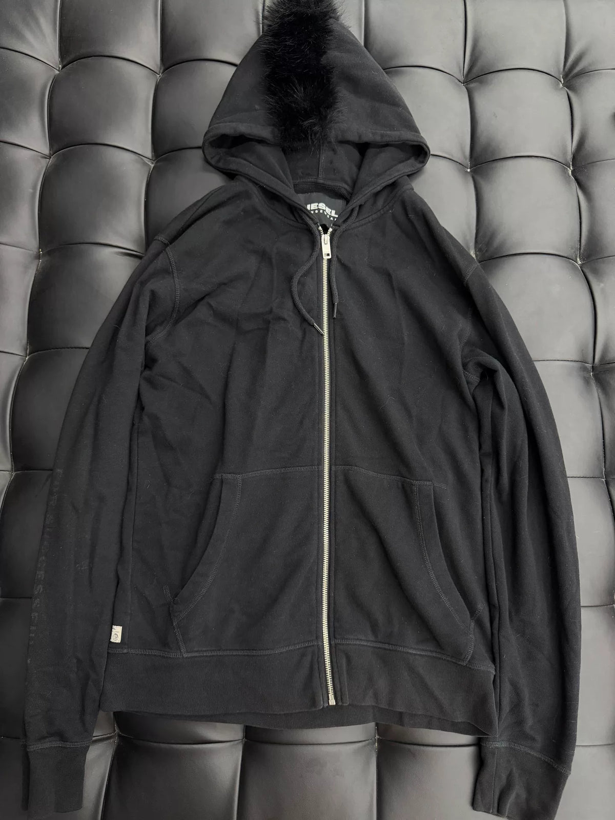 Diesel FW08 Black Mohawk Hooded Sweater