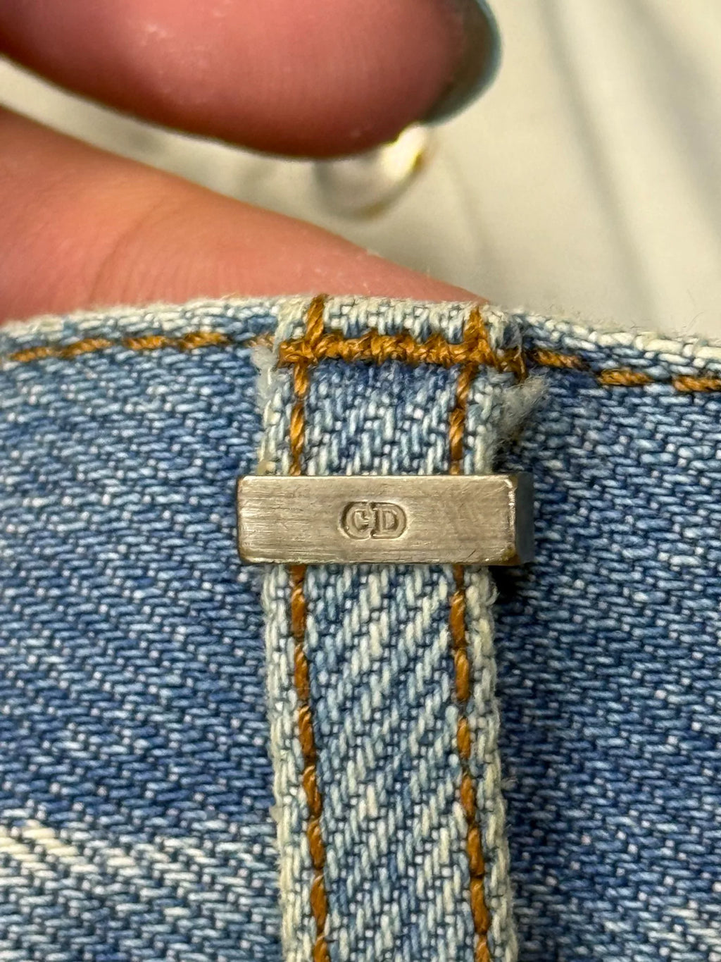 Dior Homme Mud Dye Distressed Denim Jeans