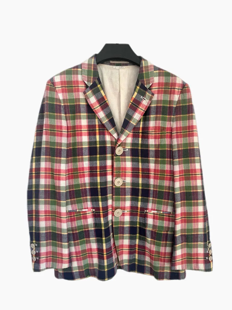 Comme Des Garcons 08SS Multicolor Plaid Jacket
