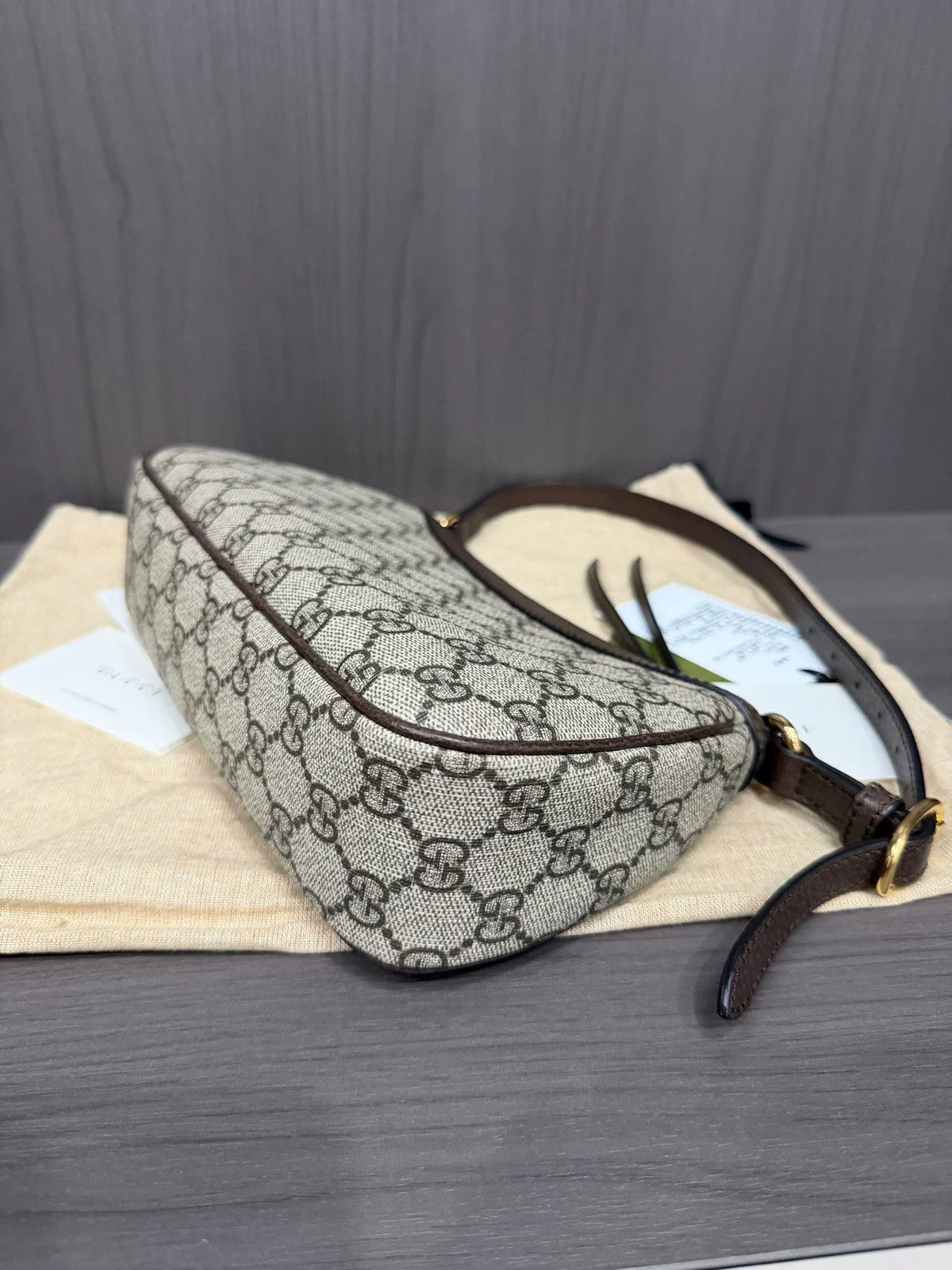 Gucci Ophidia Monogram Double G Shoulder Bag