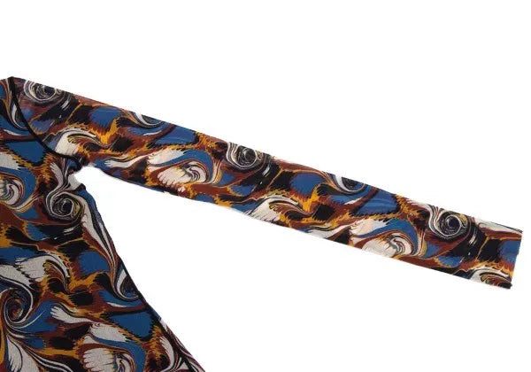 Jean Paul Gaultier Vintage Dark Floral Mesh Top