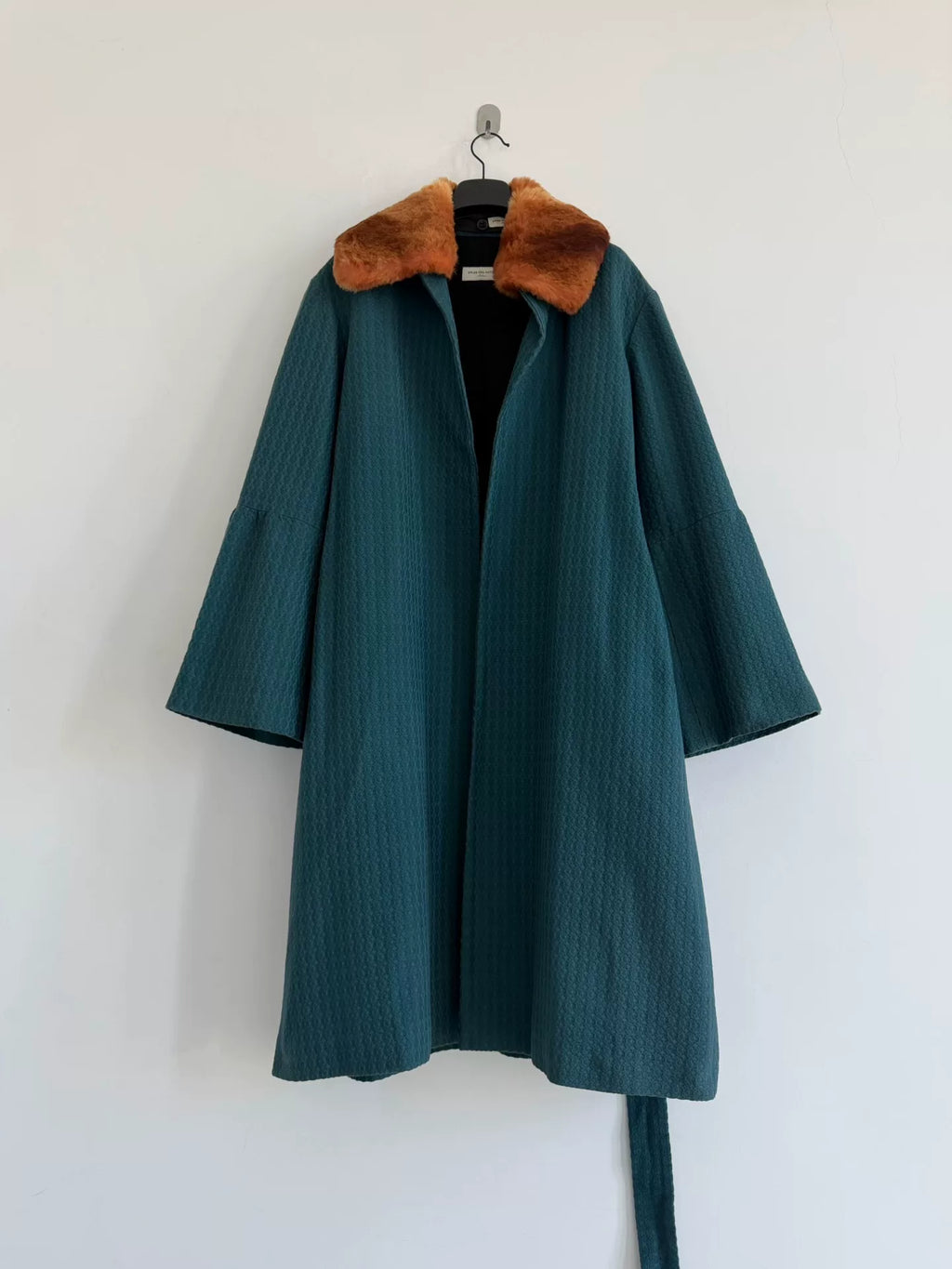 Dries van Noten Blue Runway Coat