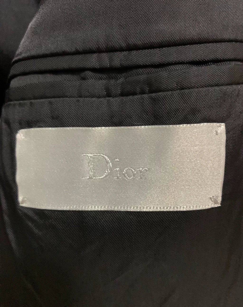 Dior Homme 17FW Runway Wool Black Suit